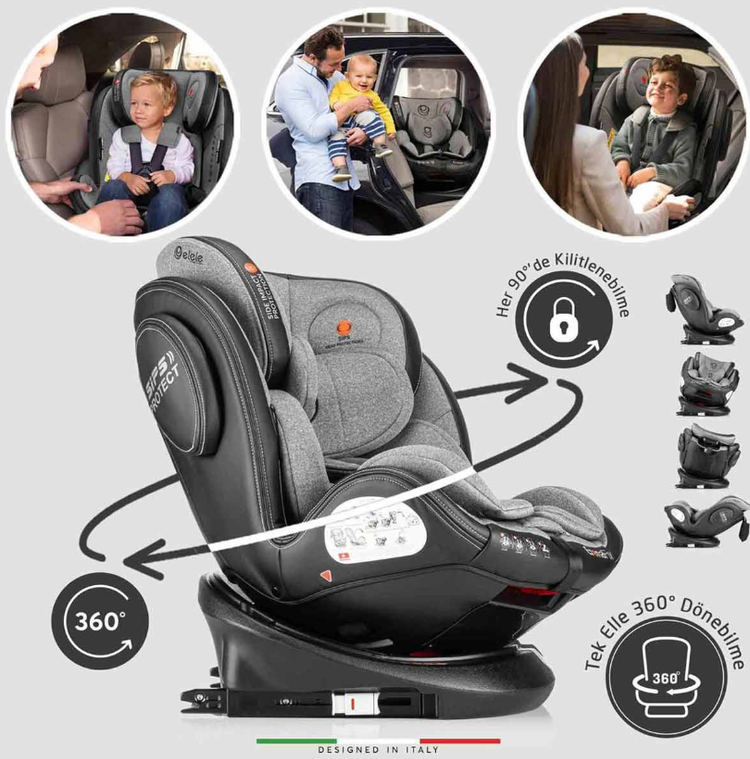 صندلی ماشین مدل ارونا فیکس elele ایتالیا Eronafix360 اله له