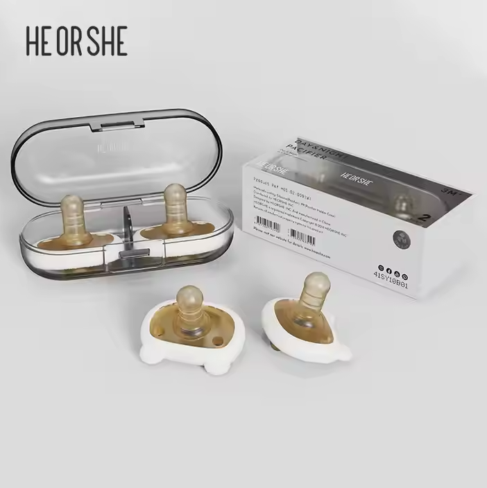 پستانک دو عددی (اورجینال) هیروشی he or she هی ار شی heorshe هی اور شی همراه با قاب