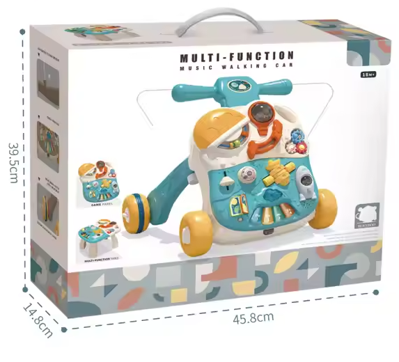 واکر و میز بازی موزیکال 3 کاره کد 703 مولتی فانکشن multi function