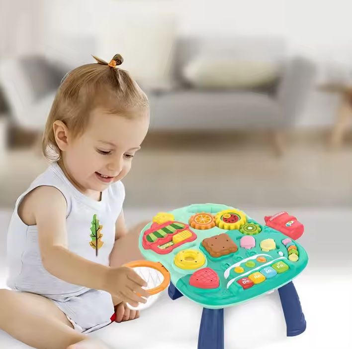 واکر 6 کاره موزیکال سبز کد He-0812 هانگر Huanger