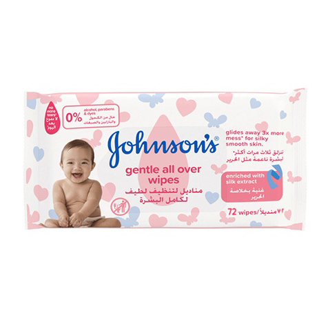 دستمال مرطوب 72 عددی کودک جانسون Johnson’s