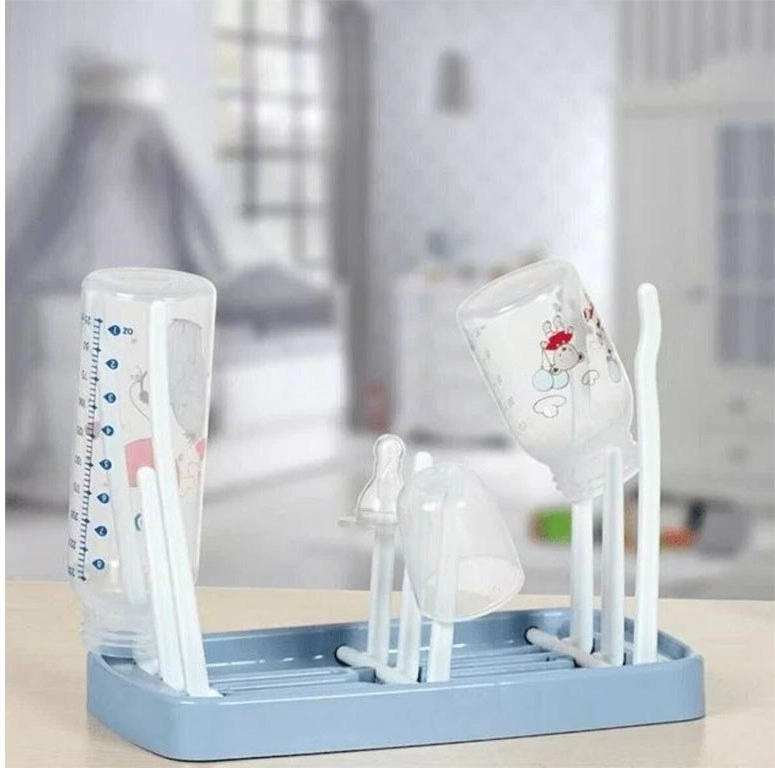 آبچکان پایه دار تاشو | استند خشک کن شیشه شیر ebebek baby plus