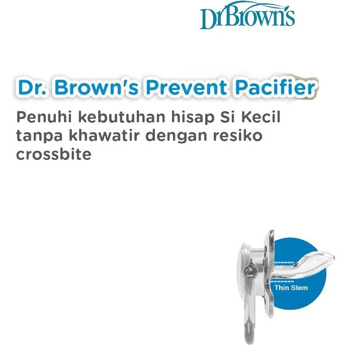 پستانک ارتودنسی 6 تا 18 ماه دو عددی دکتر براون Dr Brown’s 6-18 22014 طرح خرس سبز