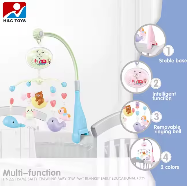 آویز تخت موزیکال 2 کاره ویواکیدز vivakids کد 1142-1149 viva kids
