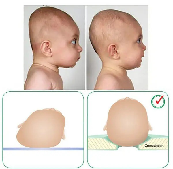بالش فرم دهی سر نوزاد بیبی لایک baby like بالشت فرمدهی مموری فوم بی بی لایک