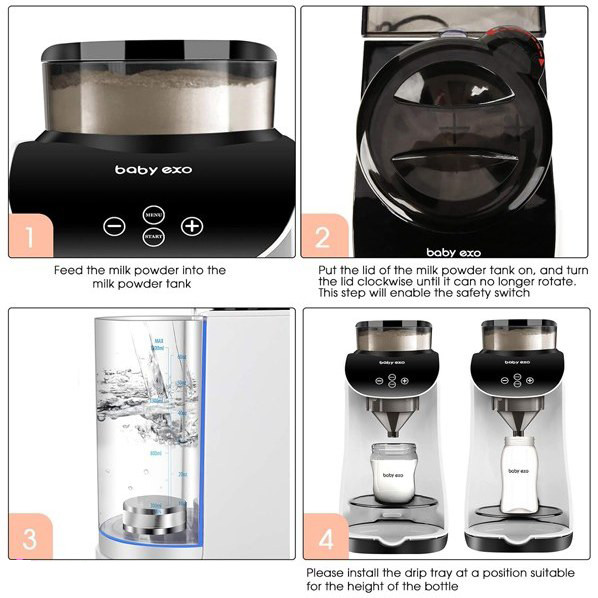 دستگاه شیر ساز مدل 220Formula Dispenser Machine بی بی اکسو Baby Exo (ارسال فوری) | دستگاه شیرخشک ساز نوزاد بیبی اکسو شیرساز