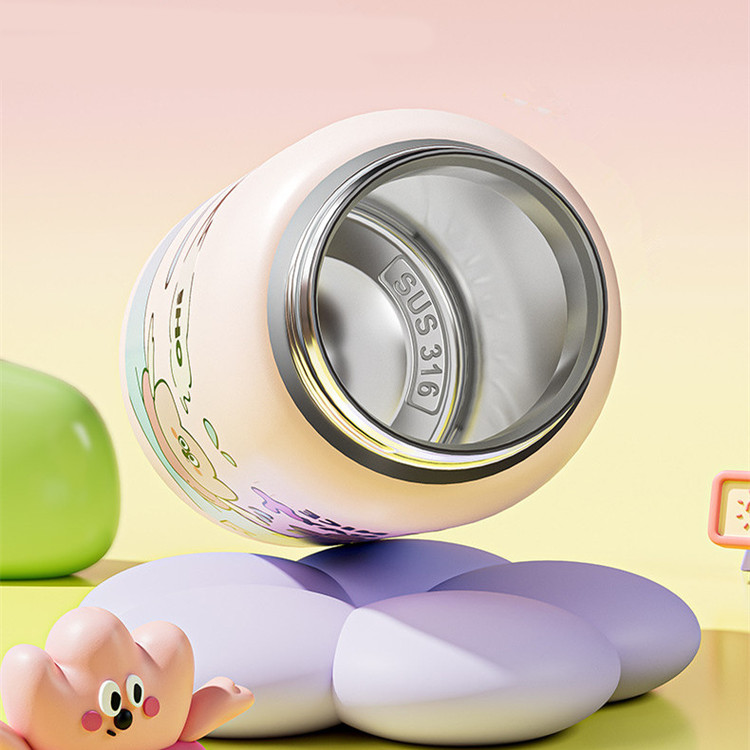 فلاکس فلاسک قفل دار بندی دو درب بازشو smurf کد y008