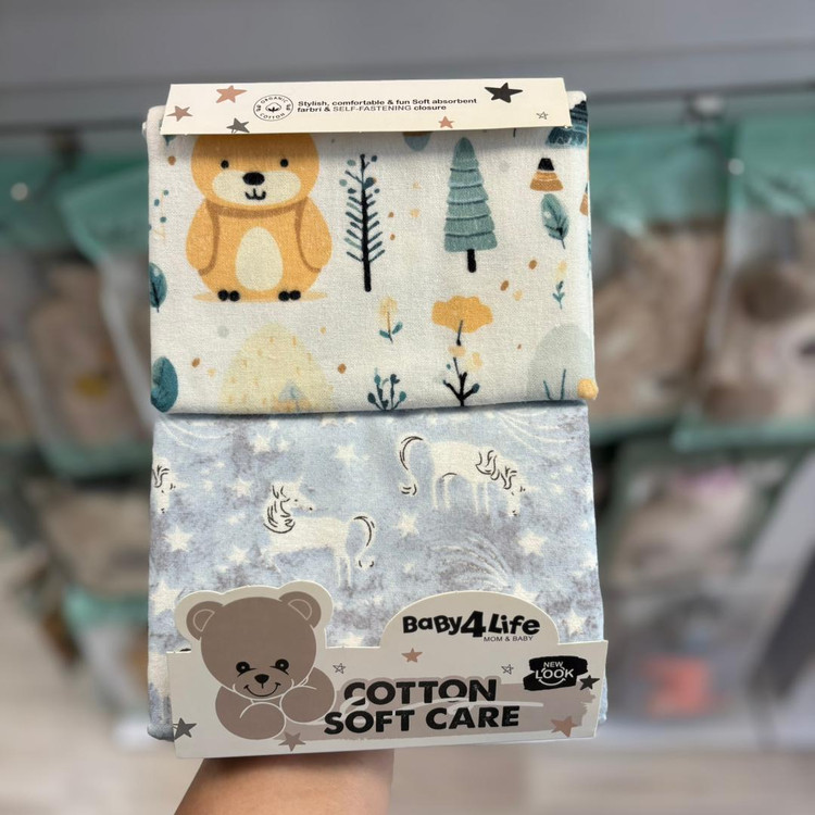 خشک کن 2 عددی نوزاد بیبی فور لایف baby4life | خشک کن بی بی فور لایف در رنگبندی متنوع