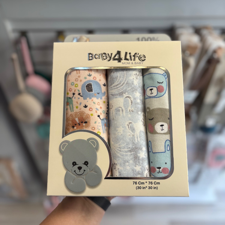 خشک کن 3 عددی نوزاد بیبی فور لایف baby4life