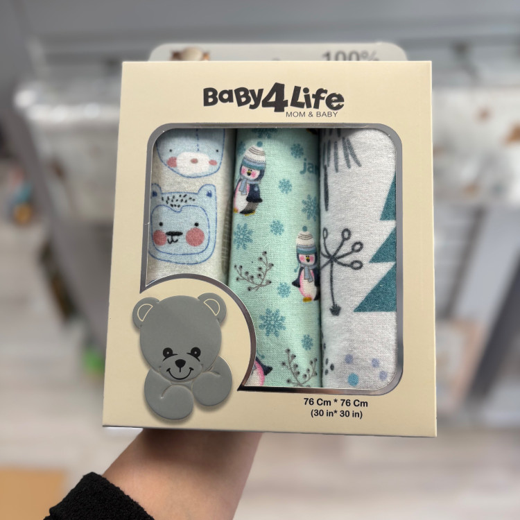 خشک کن 3 عددی نوزاد بیبی فور لایف baby4life