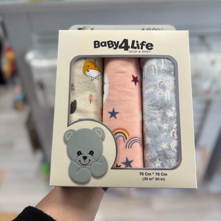 خشک کن 3 عددی نوزاد بیبی فور لایف baby4life