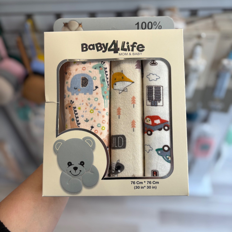 خشک کن 3 عددی نوزاد بیبی فور لایف baby4life