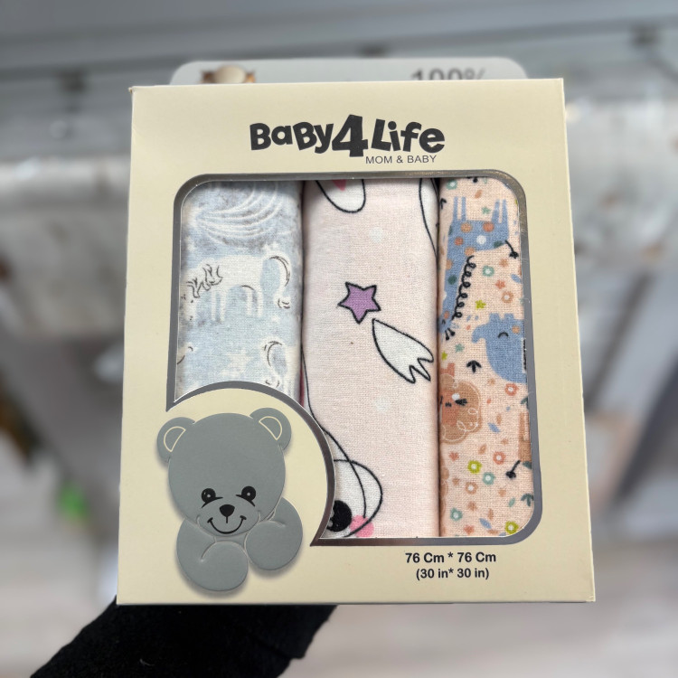 خشک کن 3 عددی نوزاد بیبی فور لایف baby4life