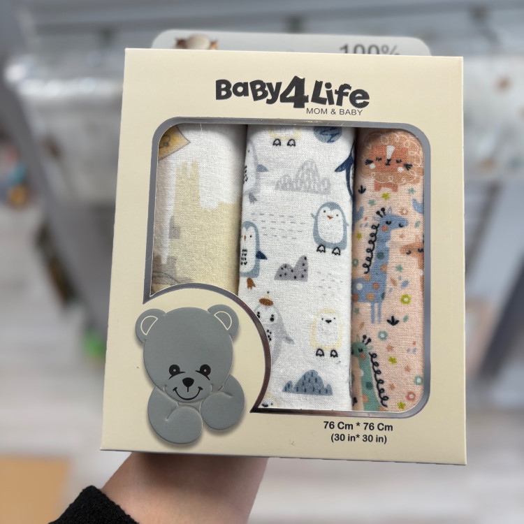 خشک کن 3 عددی نوزاد بیبی فور لایف baby4life