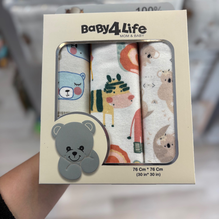 خشک کن 3 عددی نوزاد بیبی فور لایف baby4life