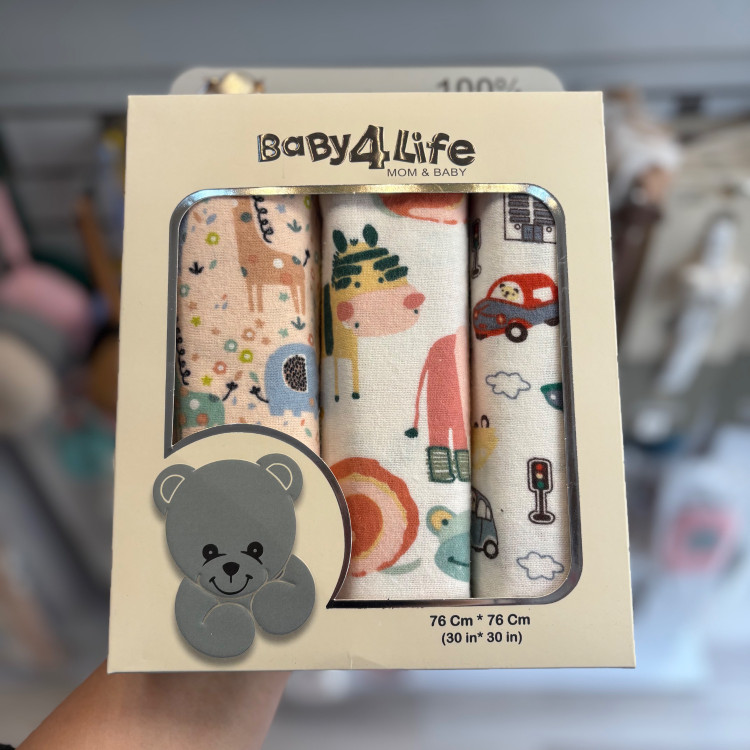 خشک کن 3 عددی نوزاد بیبی فور لایف baby4life