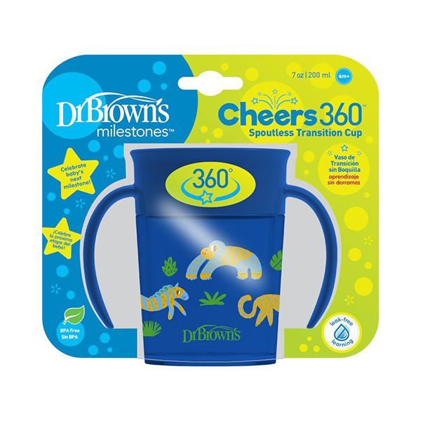 لیوان آبمیوه خوری 360 درجه ظرفیت 200 میل دکتر براون دکتر براونز Dr Brown's کد 71005 و 71006