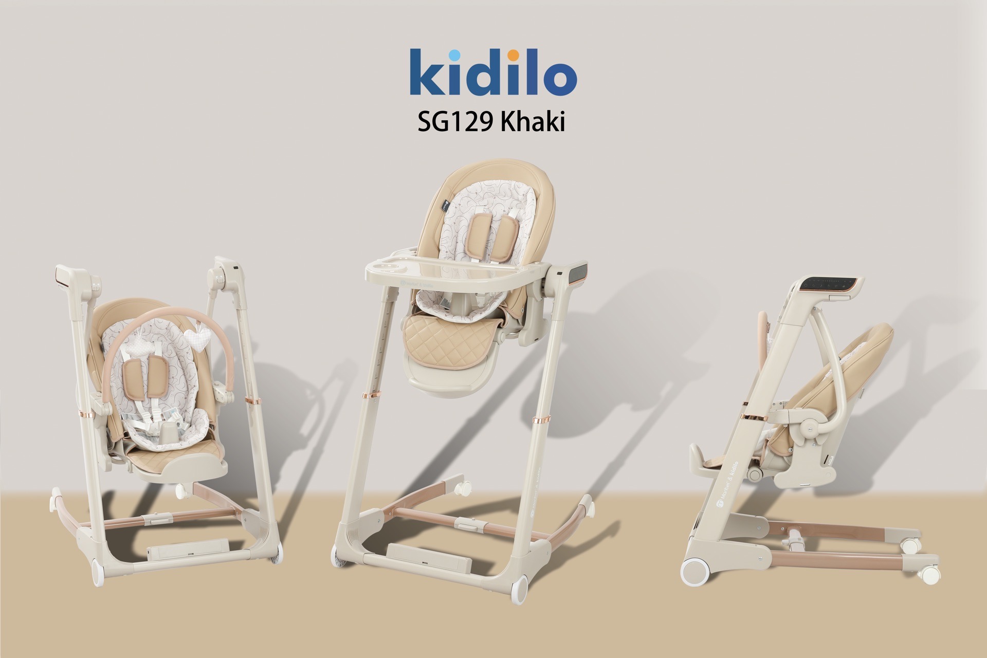 صندلی غذاخوری تاب شو برقی کیدیلو Kidilo کد SG129