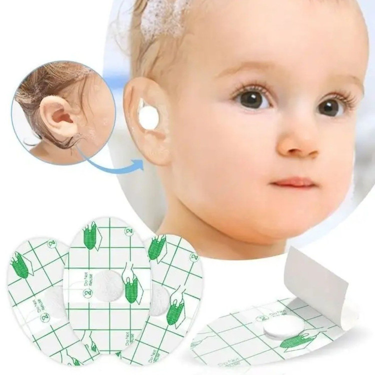 چسب گوش نوزاد پنبه دار 30 عددی sito baby | چسب محافظ گوش ضدآب سیتو بیبی