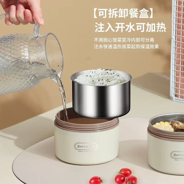 مجموعه فلاکس فلاسک غذا کودک bento داخل استیل همراه با کاور عایق و نگهدارنده دما