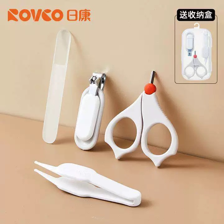 ست ناخنگیر 4 تکه کد 4038 رووکو rovco | ناخن گیر نوزاد