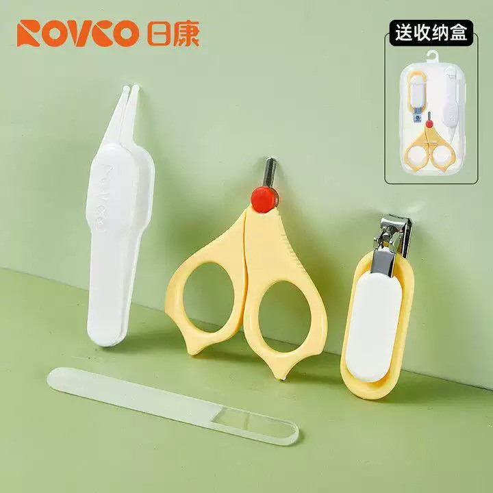 ست ناخنگیر 4 تکه کد 4038 رووکو rovco | ناخن گیر نوزاد