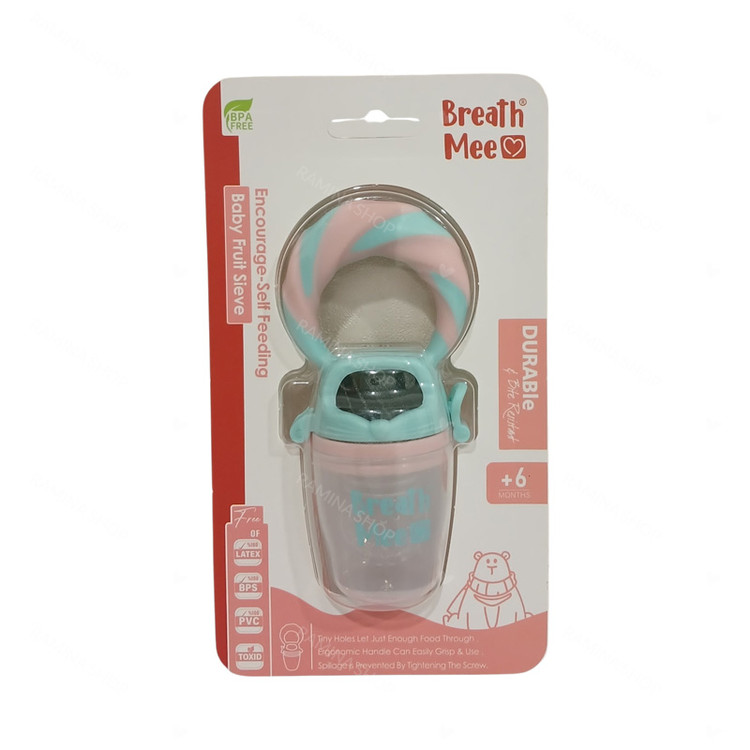 توری میوه سیلیکونی طرح بستنی برث می Breath Mee | پستانک عصاره خوری نوزاد