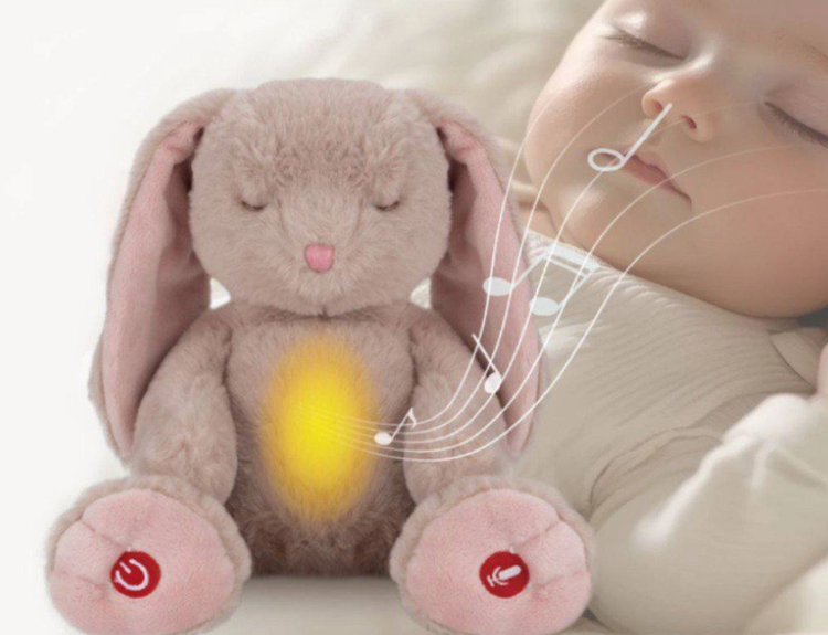 عروسک خواب پولیشی مدل خرگوش تنفسی konig kids کد 66414