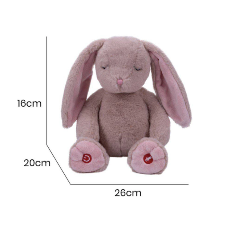 عروسک خواب پولیشی مدل خرگوش تنفسی konig kids کد 66414