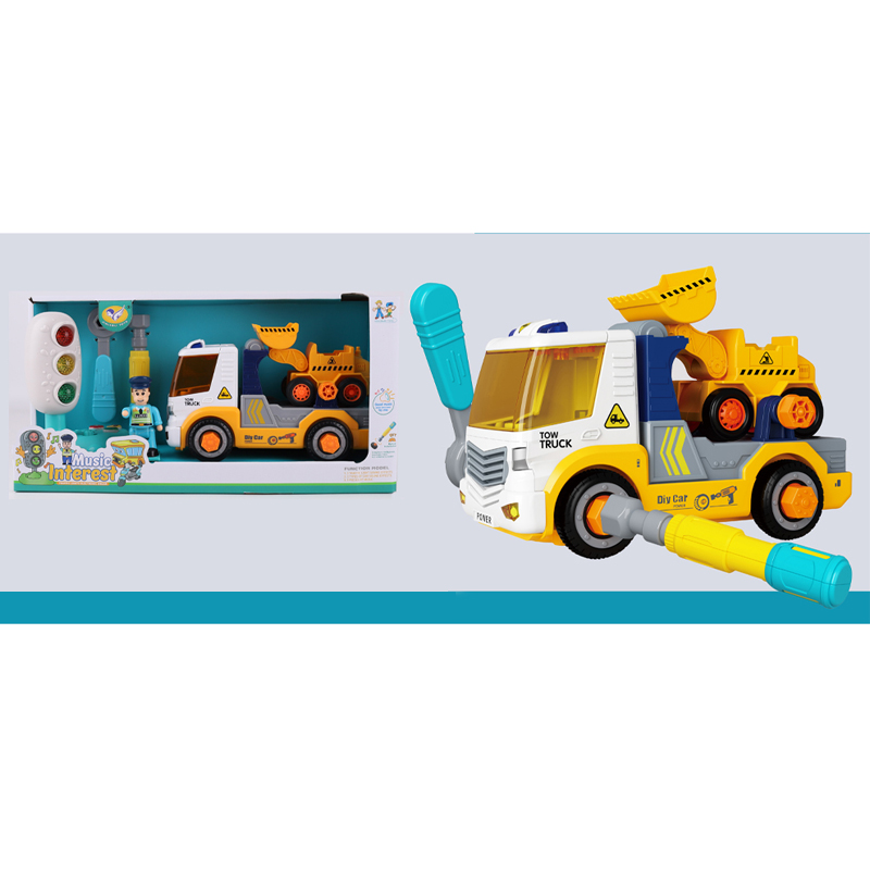 اسباب بازی آموزشی موزیکال پلیس و چراغ راهنمایی و کامیون 22-855