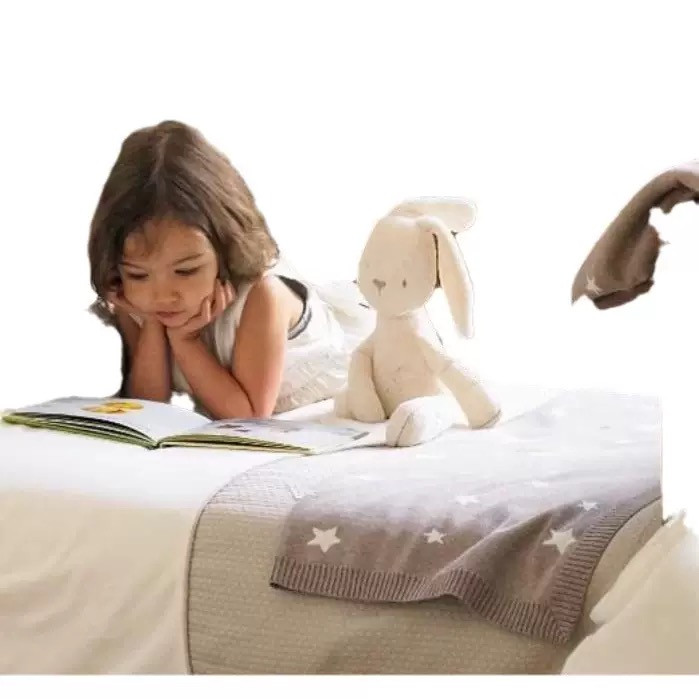 عروسک پولیشی نوزاد طرح خرگوش 40 سانتی ماماس پاپاس mamas & papas