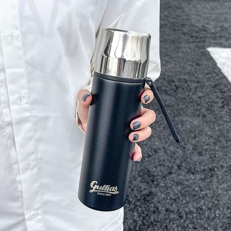 فلاکس فلاسک آب درب لیوانی 500 میل gullias کد 8565