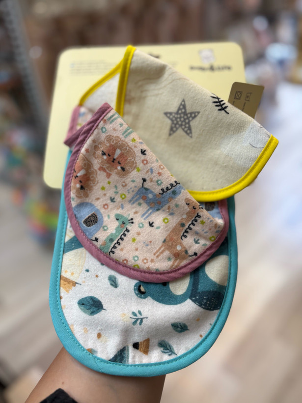 دستمال آروغ گیر 3 عددی نوزاد بیبی فور لایف baby4life