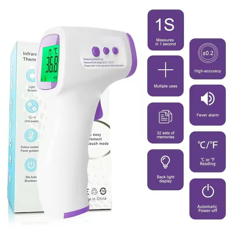 تب سنج لیزری کودک مدل AD801 - infrared forehead thermometer