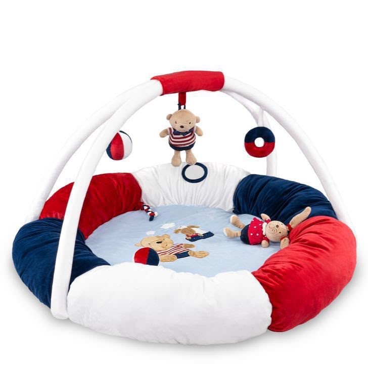 تشک بازی گرد طرح خرس و خرگوش اینفنسی Infancy